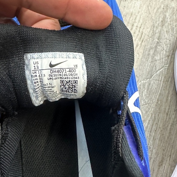 Nike Royal Blue and Black Athletic Sneakers NIKE
M ZOOM PEGASUS 39 - Picture 7 of 7